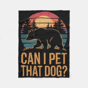 Mag ik die hondenbeer aaien 1 fleece deken