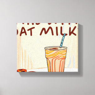 Mag ik dit met havermout? canvas afdruk