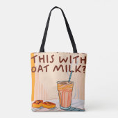 Mag ik dit met havermout? tote bag (Achterkant)