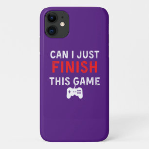 Mag ik dit spelletje afmaken? Grapny Gamer Quote. Case-Mate iPhone Case