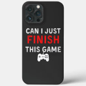 Mag ik dit spelletje afmaken? Grapny Gamer Quote. Case-Mate iPhone Case (Achterkant)