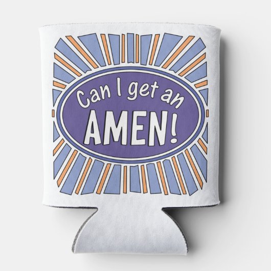 Mag ik een AMEN? Blikjeskoeler (Achterkant)