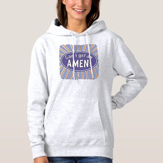 Mag ik een AMEN? Hoodie (Voorkant)