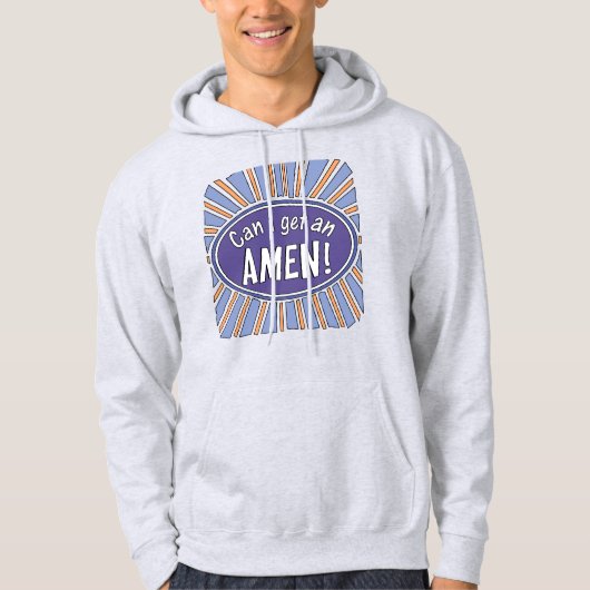 Mag ik een AMEN? Hoodie (Voorkant)