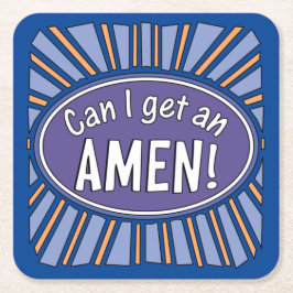 Mag ik een AMEN? Kartonnen Onderzetters