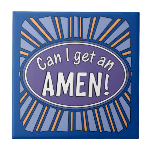 Mag ik een AMEN? Tegeltje