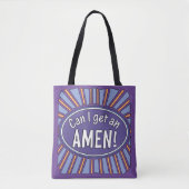 Mag ik een AMEN? Tote Bag (Voorkant)