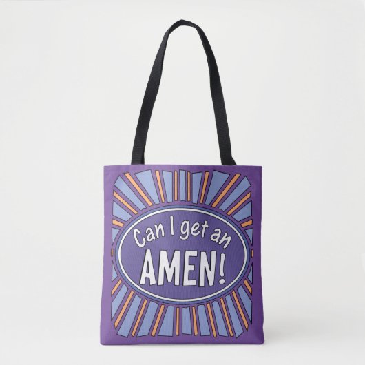 Mag ik een AMEN? Tote Bag (Voorkant)