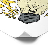 Mag ik een watt? Elektrisch cadeau voor elektricie Poster (Hoek)