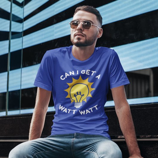 Mag ik een watt-T-shirt? T-shirt