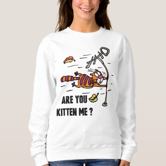 Mag ik even? Dames Basic Sweatshirt (Voorkant)