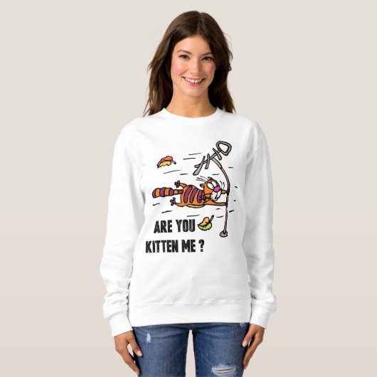 Mag ik even? Dames Basic Sweatshirt (Voorkant volledig)