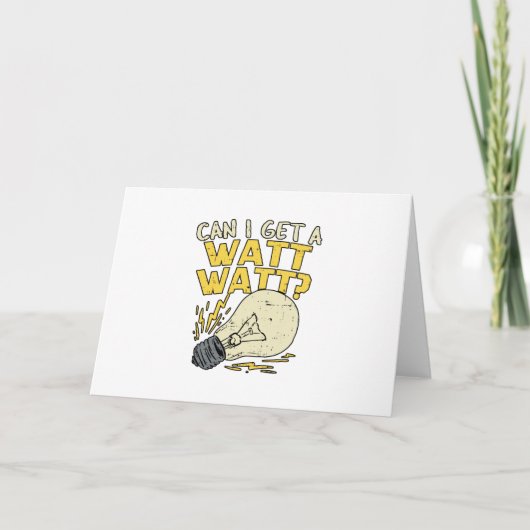 Mag ik even? Elektrische cadeau Kaart (Voorkant)