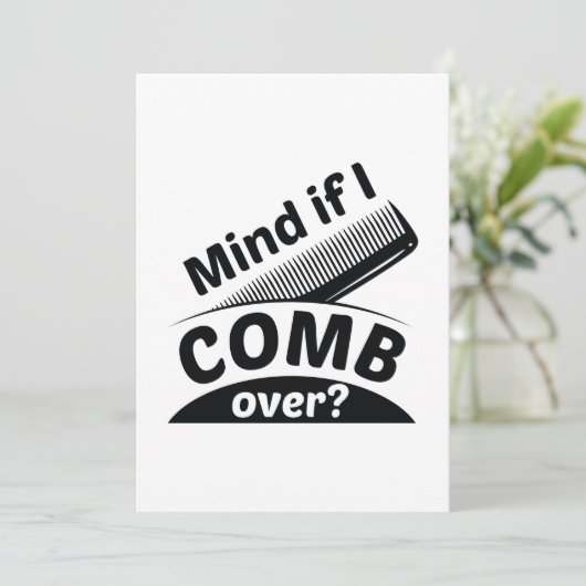 Mag ik even langskomen? bedankkaart (Staand voorkant)