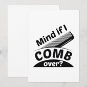 Mag ik even langskomen? bedankkaart (Voorkant / Achterkant)