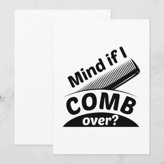 Mag ik even langskomen? bedankkaart (Voorkant / Achterkant)