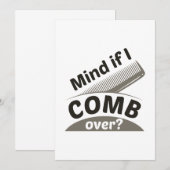 Mag ik even langskomen? bedankkaart (Voorkant / Achterkant)