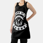 Mag ik Funny BBQ Grilling roken? Schort (Insitu)