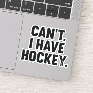 Mag ik geen Hockey geweldige grappige laptop? Sticker