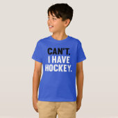 Mag ik geen Hockey, grappige excuus voor de jeugd? T-shirt (Voorkant volledig)