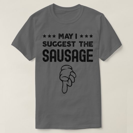 Mag ik het gebruiksvriendelijke BBQ-ontwerp voorst T-shirt (Design voorkant)