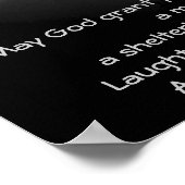 Mag ik je altijd... Ierse zegeningen geven? Poster (Hoek)