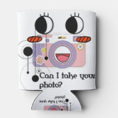 Mag ik je foto nemen? Camera-illustratie Blikjeskoeler (Achterkant)