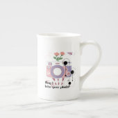 Mag ik je foto nemen? porselein kop (Rechts)