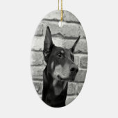 Mag ik je gezicht laten zien? keramisch ornament (Rechts)