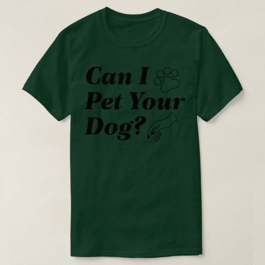Mag ik je hond 1 t-shirt (Design voorkant)