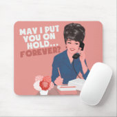Mag ik je in de wacht zetten? Voor altijd... Muismat (Met muis)