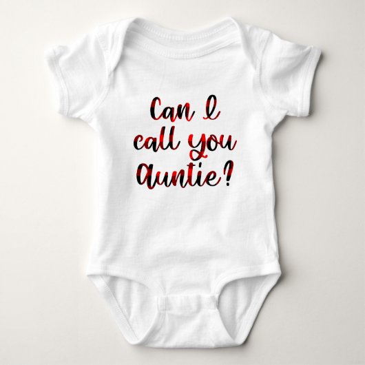 Mag ik je tante noemen? romper (Voorkant)