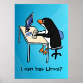 Mag ik Linux? Poster (Voorkant)