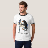 Mag ik Linux? T-shirt (Voorkant volledig)