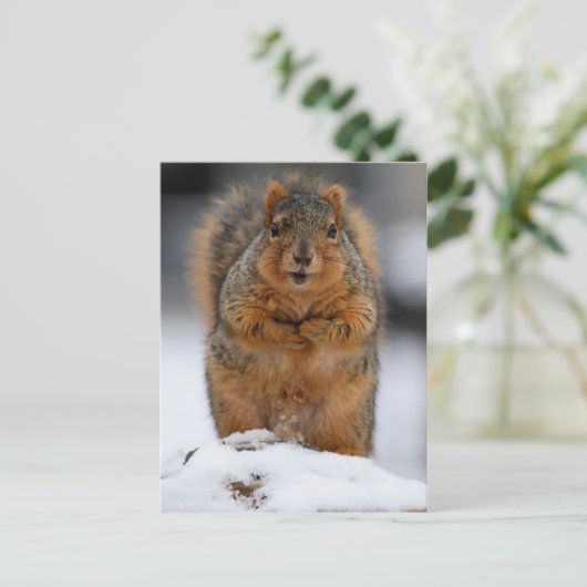 Mag ik mezelf introduceren? briefkaart (Staand voorkant)