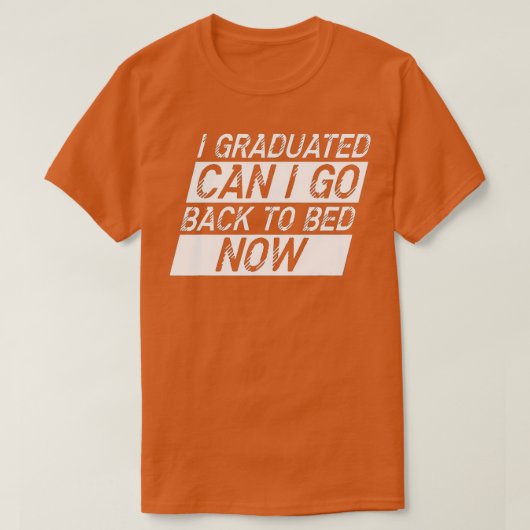 Mag ik nu terug naar bed (2)? t-shirt (Design voorkant)