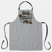 Mag ik roken Funny BBQ Smoker Schort (Voorkant)