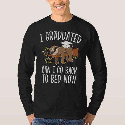 Mag ik terug naar bed Afstuderen voor haar? T-shirt (Voorkant)