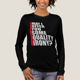 Mag ik u een kwalitatief hoogwaardige ironische gr Tri-Blend shirt
