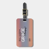 Mag ik uw genade altijd geweldig Christelijk vinde Bagagelabel (Voorkant verticaal)