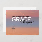 Mag ik uw genade altijd geweldig Christelijk vinde Briefkaart (Voorkant / Achterkant)