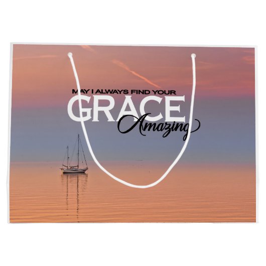 Mag ik uw genade altijd geweldig Christelijk vinde Groot Cadeauzakje (Achterkant)