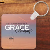 Mag ik uw genade altijd geweldig Christelijk vinde Sleutelhanger (Achterkant)