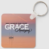 Mag ik uw genade altijd geweldig Christelijk vinde Sleutelhanger (Achterkant)