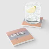 Mag ik uw genade altijd geweldig Christelijk vinde Stenen Onderzetter (Zijkant)