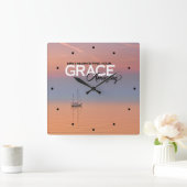 Mag ik uw genade altijd geweldig Christelijk vinde Vierkante Klok (Huis)