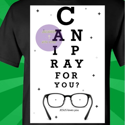 Mag ik voor je bidden - Christelijk T-shirt