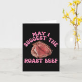 Mag ik voorstellen dat het gebraden rundvlees grap kaart (Gele Bloem)