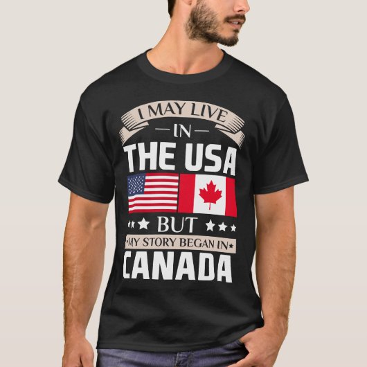 Mag in de Verenigde Staten van Amerika wonen Verha T-shirt (Voorkant)