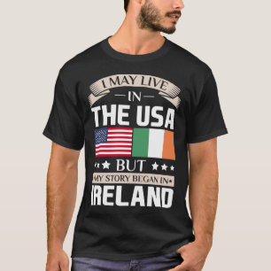 Mag in de Verenigde Staten wonen Verhaal Began in  T-shirt